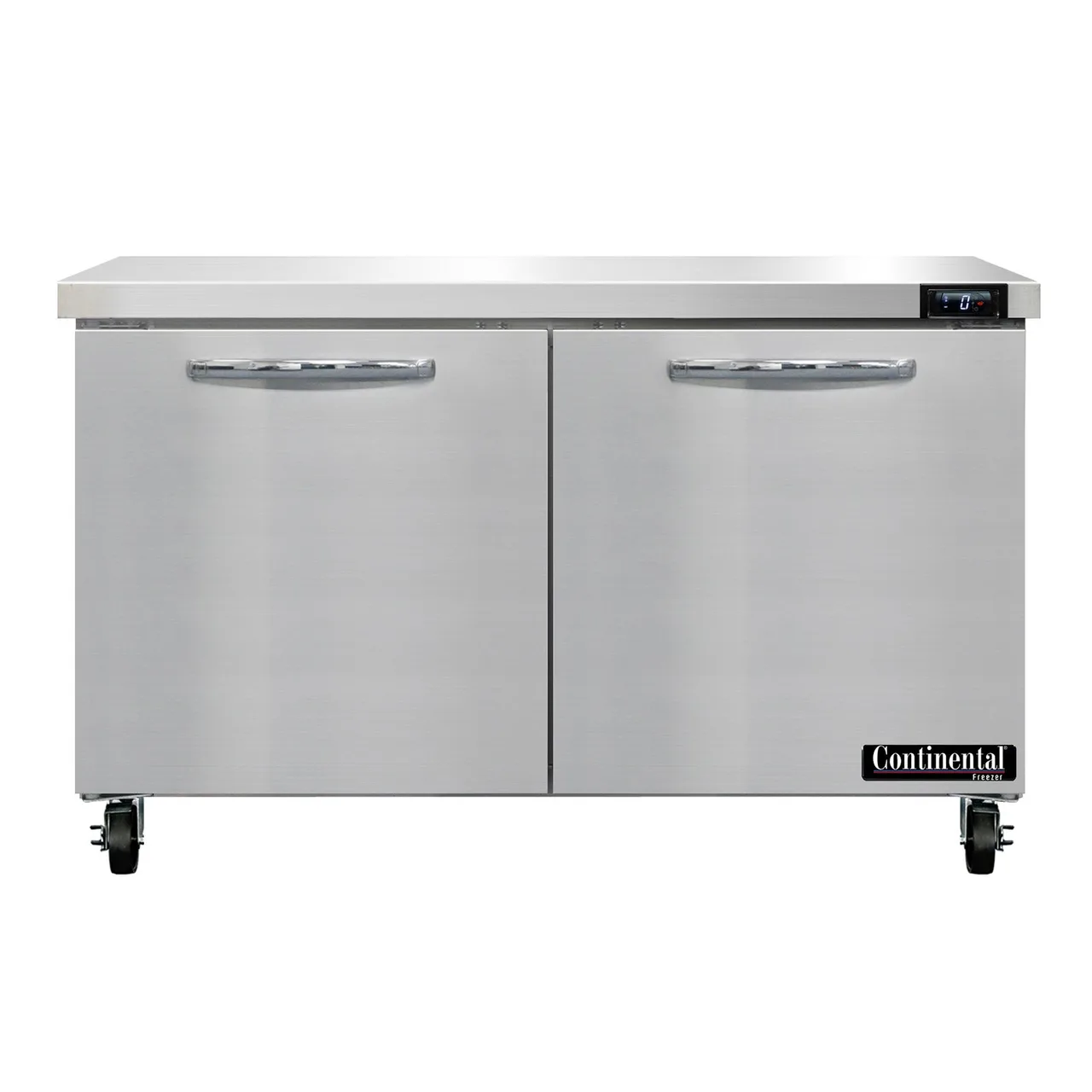 Continental Refrigerator SWF48N 48" 2-Section Worktop Freezer w/ 2 Doors, 13.4 cu. ft.