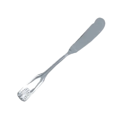 Thunder Group SLSS011 Butter Knife, 18/0 Stainless Steel, Mirror-Finish, Sea Shell - Dozen