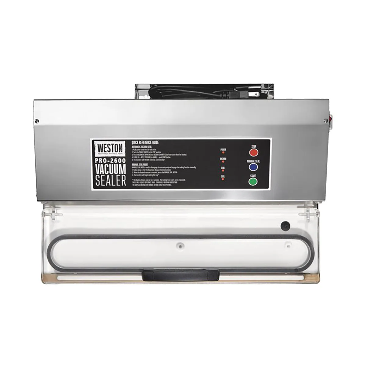 Hamilton Beach 65-1301-W Weston Pro-2600  Countertop External Vacuum Packaging Machine with 16" Seal Bar