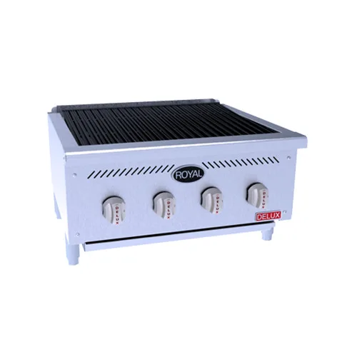 Royal Range of California DRB-15 14" Countertop Gas Radiant Charbroiler, (2) Burners, 22.000 BTU