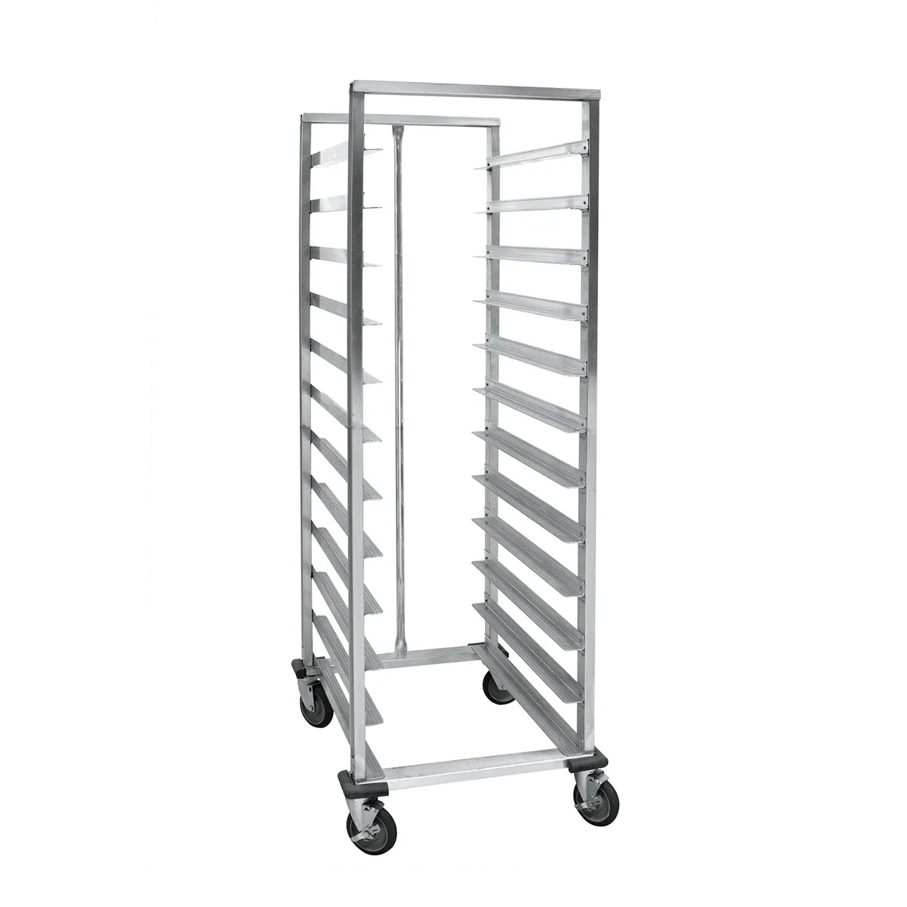 Cres Cor 2071524SD 24 Tray End Load Super Duty Aluminum Mobile Utility Rack, Assembled