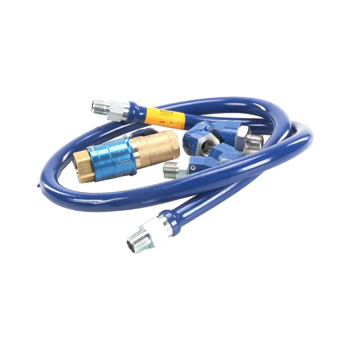 Dormont 1650BPCF2S60 Safety Quik 60" Gas Connector Kit w/ Double Swivel MAX, 1/2" Diameter