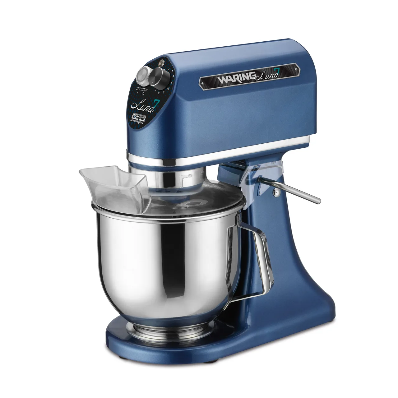 Waring WSM7L Countertop 7 qt Planetary Mixer w/ Guard and Standard Attachments, 11-Speed, 1/2 hp