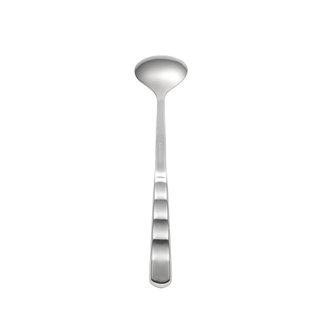 CAC China SBFH-SO01 Solid Serving Spoon, 11 3/4"L, Stainless Steel, Mirror Finish