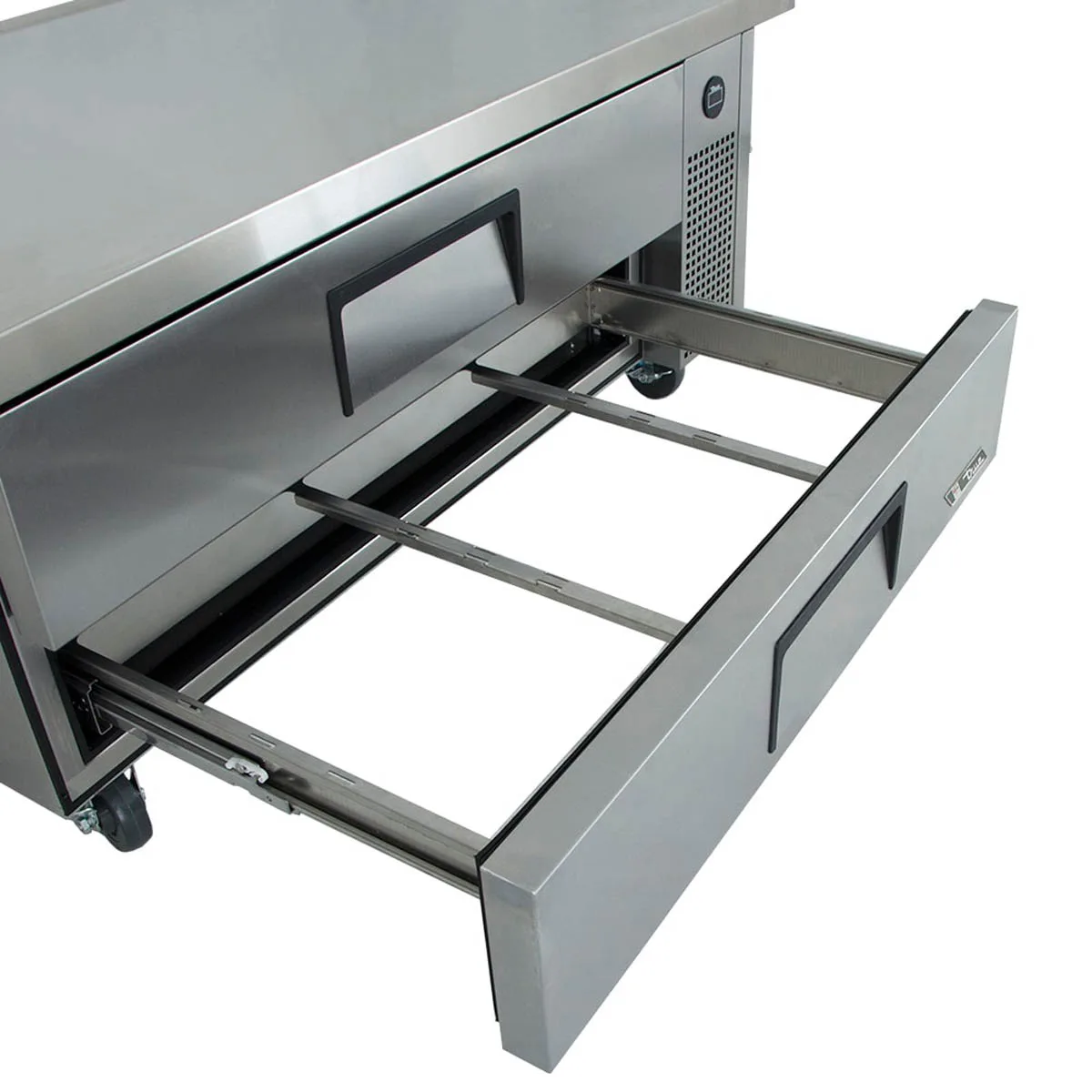 True TRCB-52-60-HC 60" 2 Drawers Refrigerated Chef Base,  (6) 12" x 20" Pan Capacity