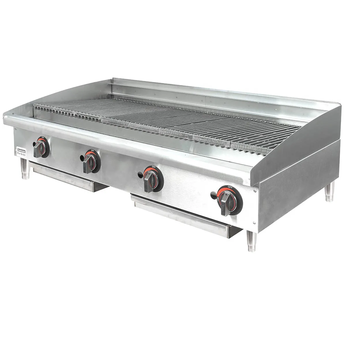 Toastmaster TMRC48 48" Countertop Gas Radiant Charbroiler w/ (4) Burners, 120.000 BTU