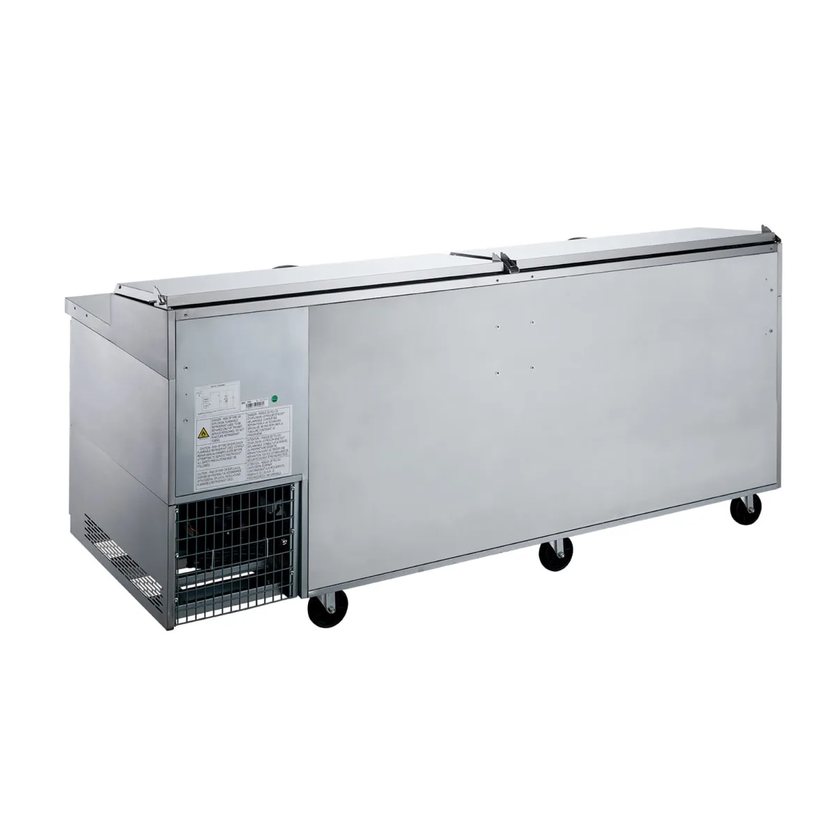 Dukers DPP90-12-S3 90 3/8" Pizza Prep Table w/ Refrigerated Base, 115v