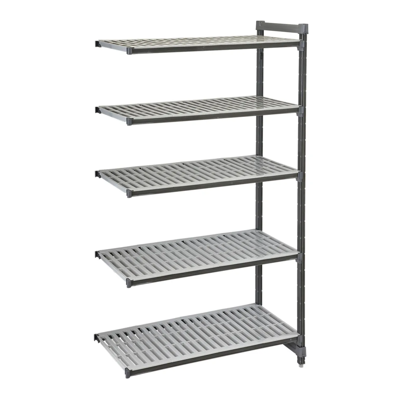 Cambro EXA242472V5480 Camshelving® Elements 5-Shelf Vented Add-On Unit - 24"W x 24"L x 72"H