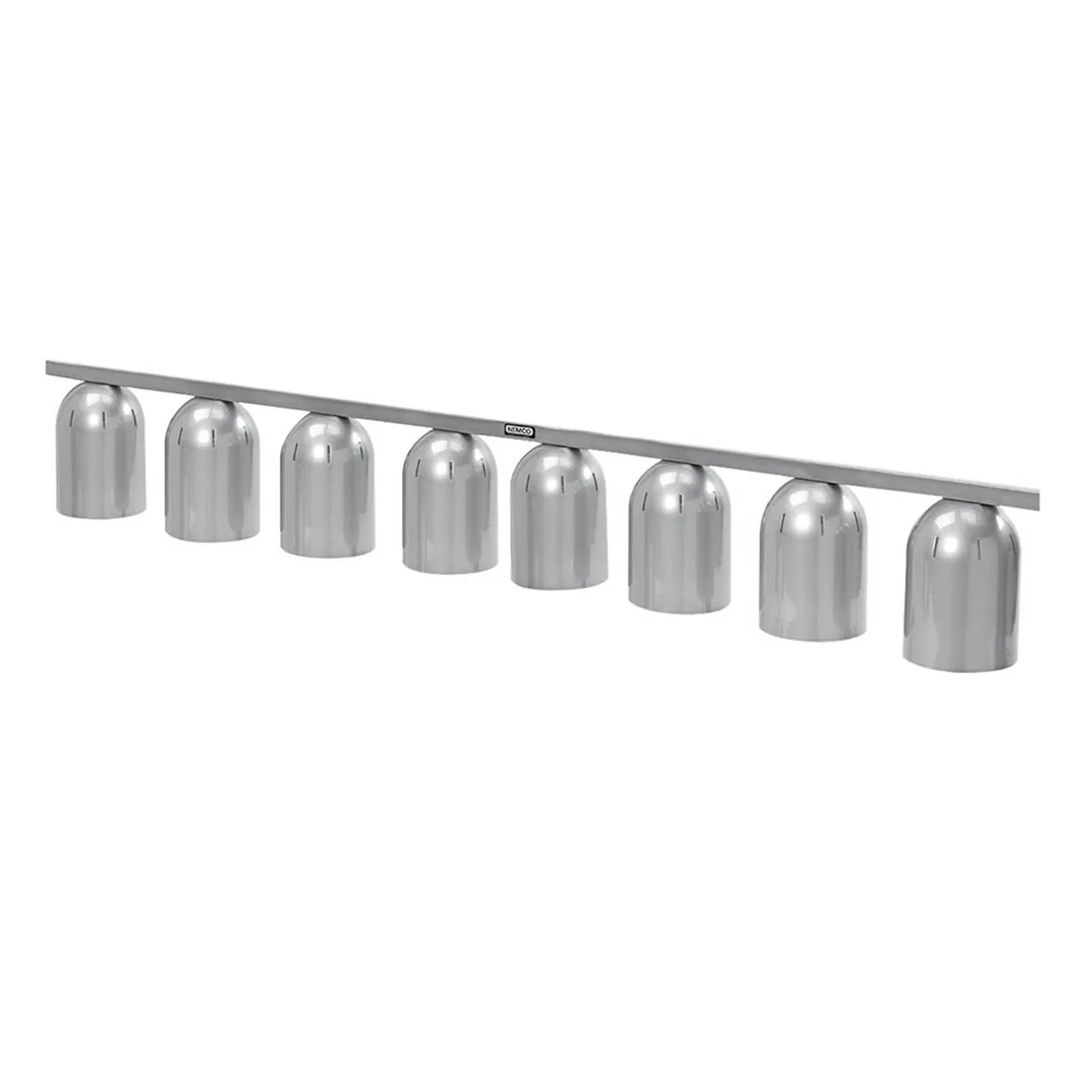 Nemco 6006-8 Heat Lamp, Single Row Suspension Bar, Chain Hung, 8 Bulb