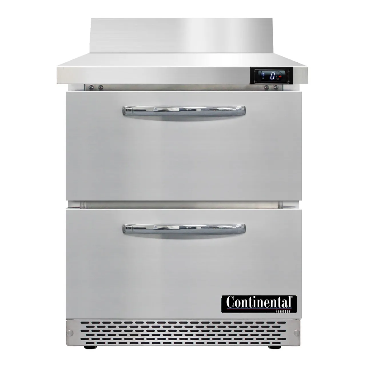 Continental Refrigerator SWF27NBS-FB-D 27" 1-Section Worktop Freezer w/ 2 Drawers, 7.4 cu. ft.