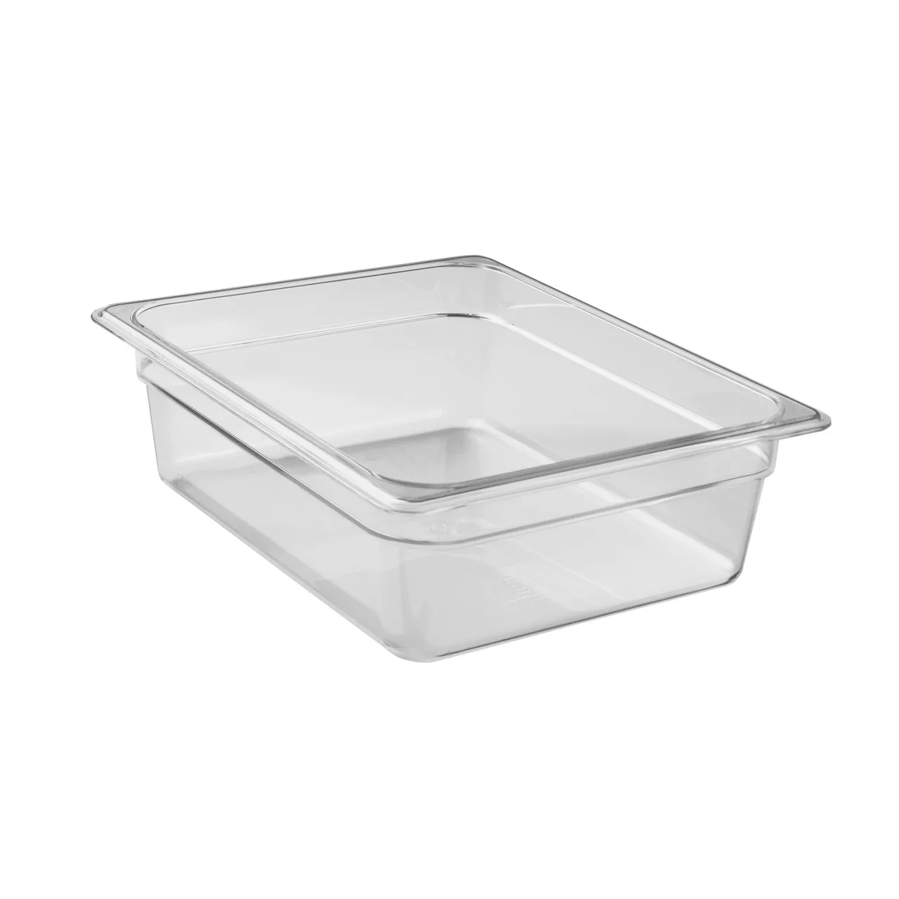 Cambro 24CW135 Food Pan – 6.3 Qt Capacity, 4" Deep, 1/2 Size, Clear Polycarbonate NSF
