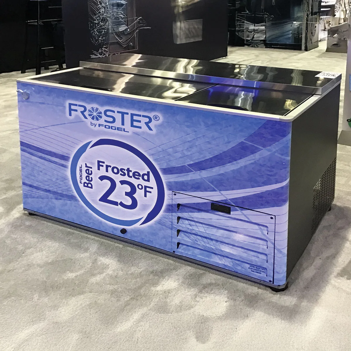 Fogel USA FROSTER-B-50-HC 51" Horizontal Beer Froster w/ 2 Solid Sliding Doors, 15 cu. ft.