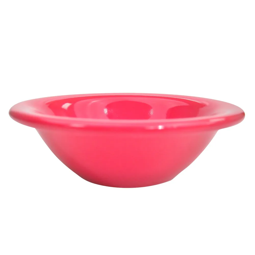 CAC China L-11NR-R Las Vegas Fruit Dish, 4 Oz., 4-5/8" Dia. x 1" H, Round, Red Ceramic, 1 Dozen