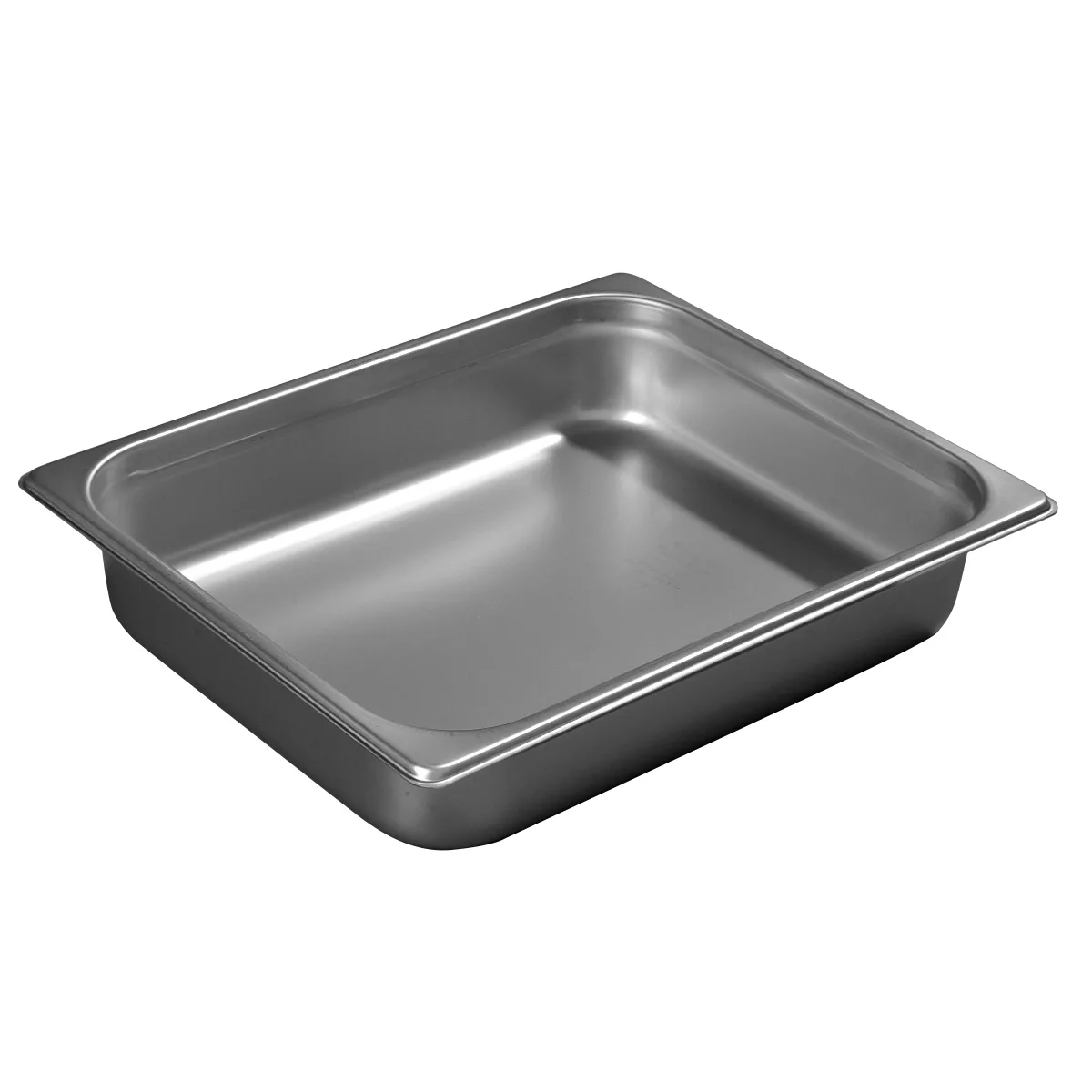 Carlisle 607122 DuraPan 1/2-Size 4-Qt Steam Table Pan, 2-1/2" Deep, Stackable, AntiJam, 24 Gauge