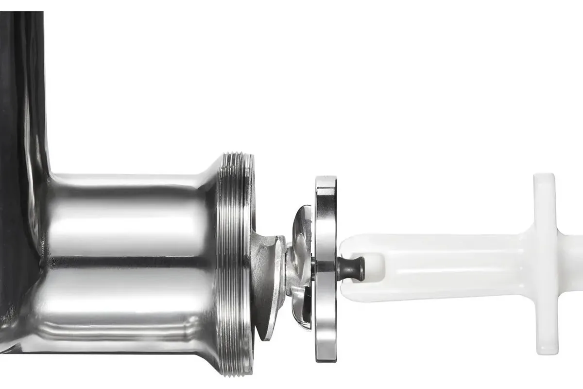 Hamilton Beach 09-1201-W Meat Grinder, 3/4 HP, #12 Hub, 360-540 lbs/hr, 4.5mm & 7mm Stainless Steel Plates, 560W 120V