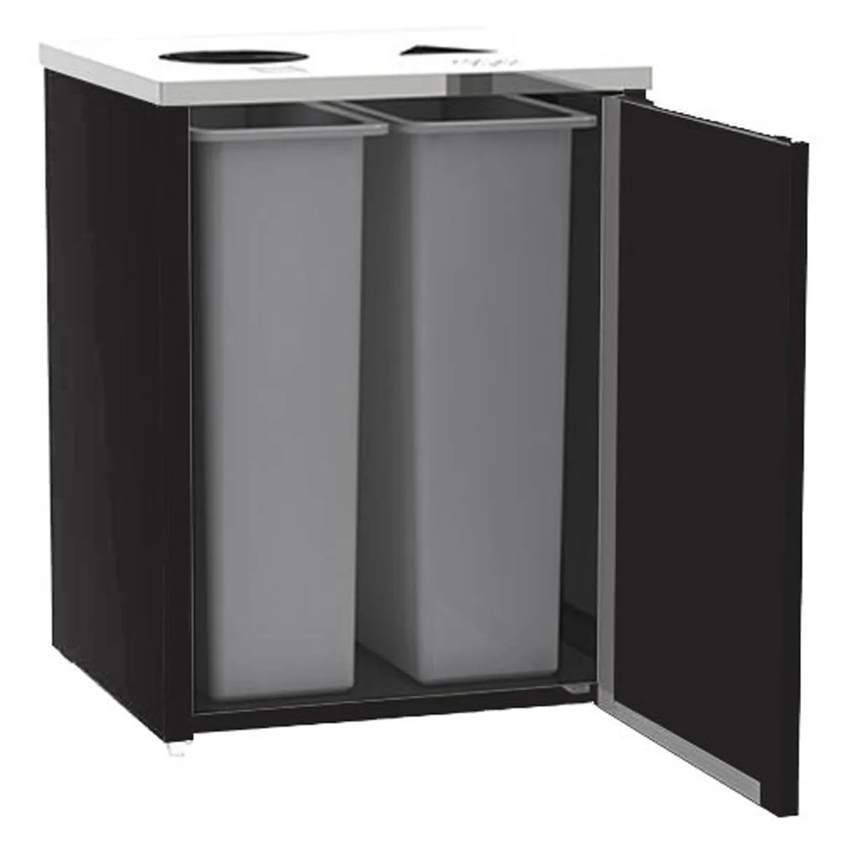 Lakeside 3312 Waste & Recycle Station, 26-1/2"W X 23-1/4"D X 34-1/2"H