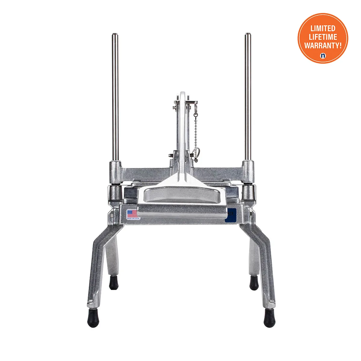 Nemco 55650 Easy LettuceKutter – 13” 1” Square Cut, Interlocked Scalloped Blades, Aluminum Legs, No‑Slip Feet