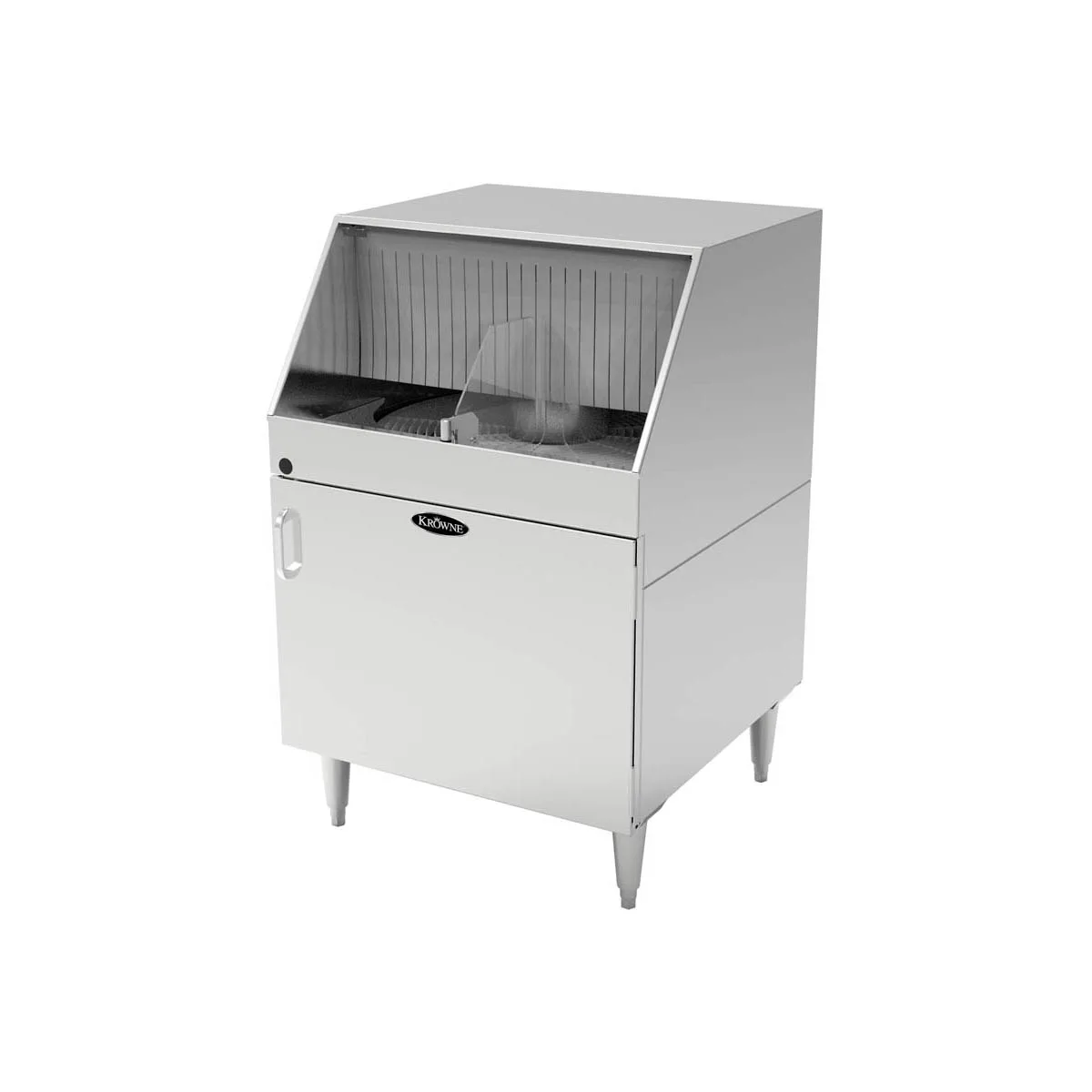 Krowne GWR-24 25" Rotary Undercounter Glasswasher, Low Temp - 1200 Glass/Hr - 208/230V