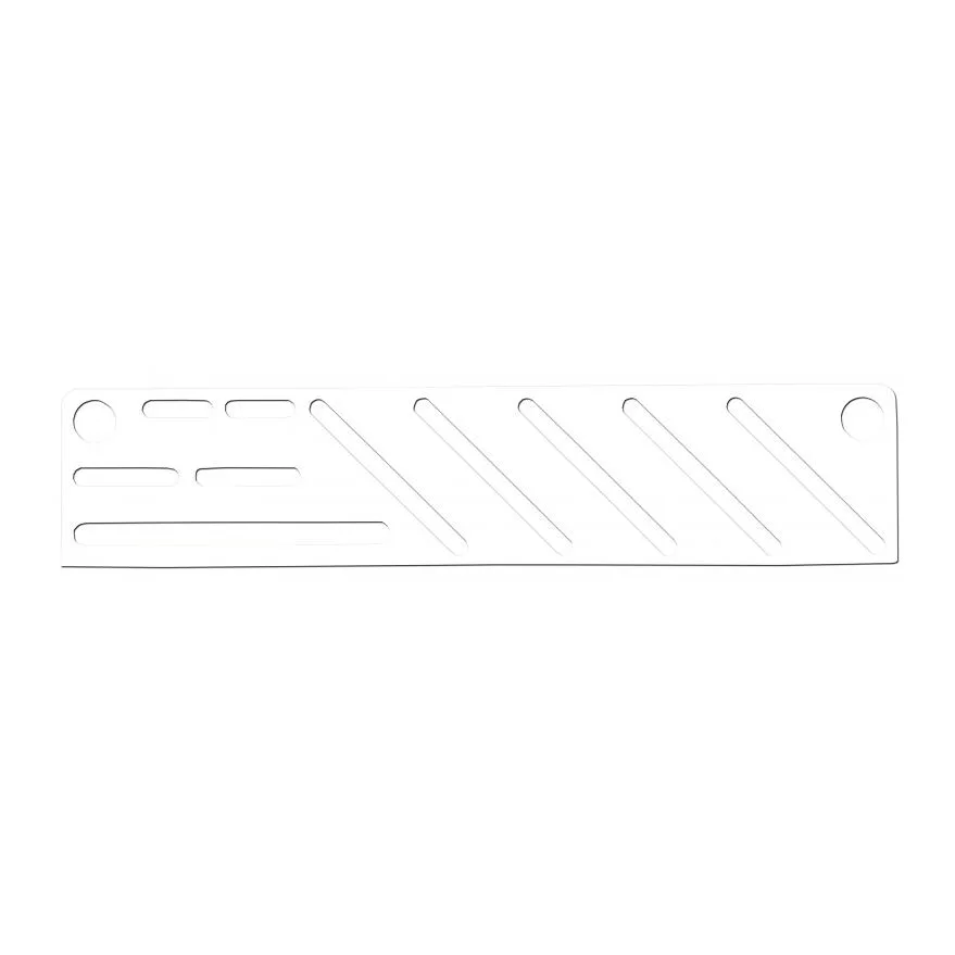 Omcan USA 12936 Kitchen Knife Rack Insert, White Plastic Insert for Knife Holders, Durable Design