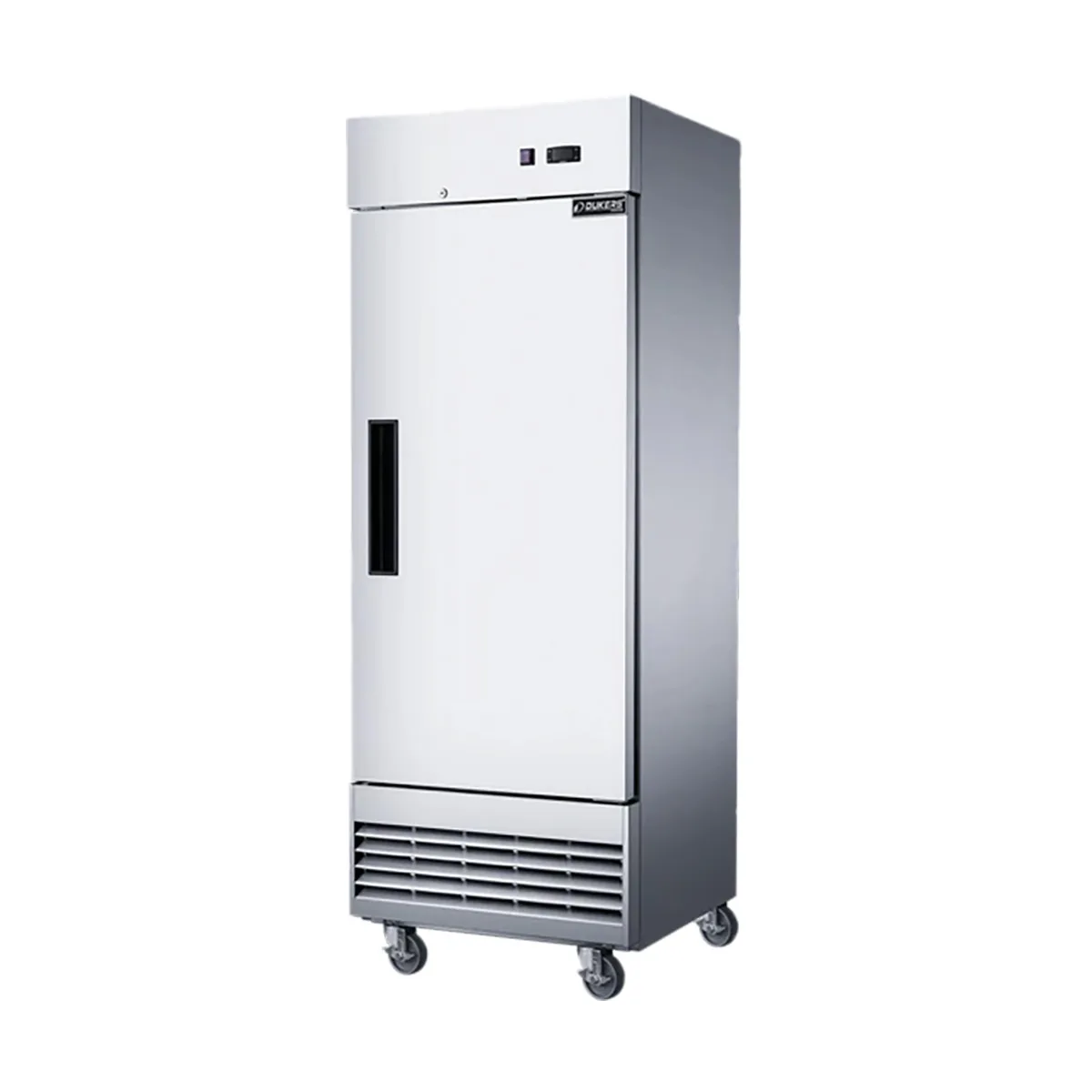 Dukers Appliance Co D28ER 28" 1-Solid Door Reach-In Refrigerator, Bottom Mount, 15.94 cu. ft.
