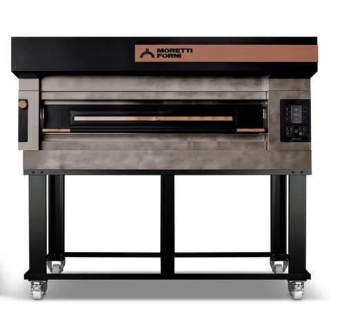 Moretti Forni ICON S140E1 55" Electric Pizza Deck Oven, 1 Deck, Stone Deck, Dual‑Power Heat