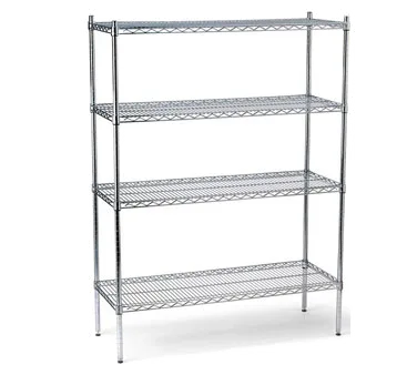 Klinger's Trading SCHROME-1430 Wire Shelving Unit, 30"W x 14"D, Chrome Plated Finish