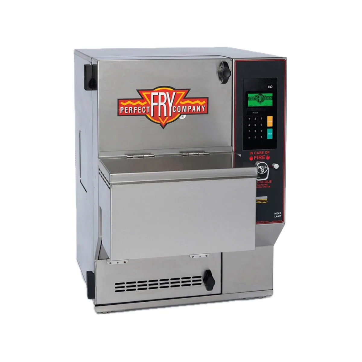 Perfect Fry PFA500 Countertop Fully Automatic Ventless Fryer, 2.9 Gallons, Touchscreen Control
