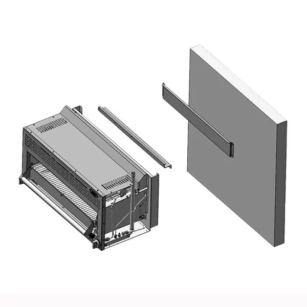 Atosa USA 21208001048 Wall mount kit, for models: ATCM-36 & ATSB-36