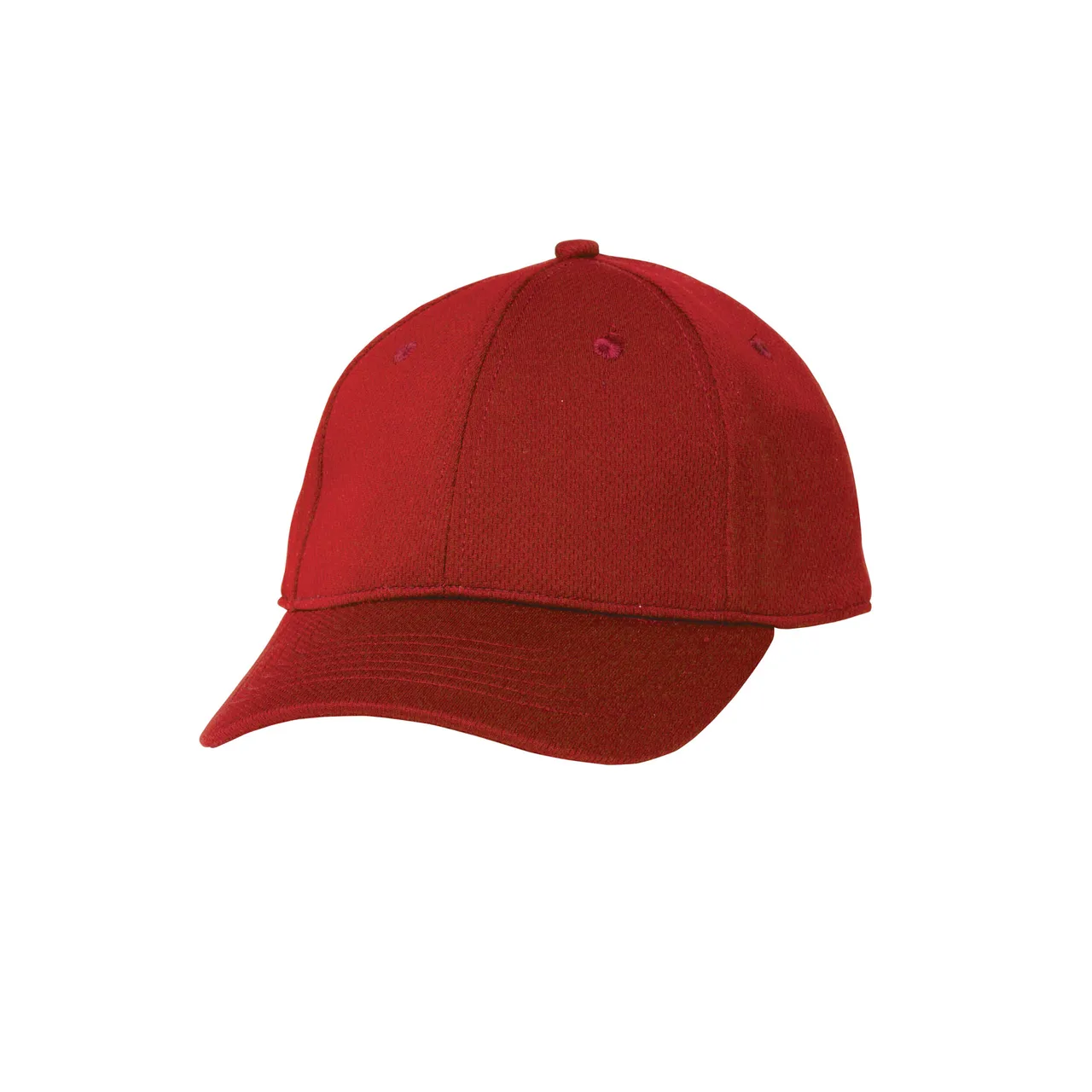 Chef Works HC008-RED-0 Red Baseball Cap, Cool Vent, Polyester, Adjustable Buckle, One Size Fits Most