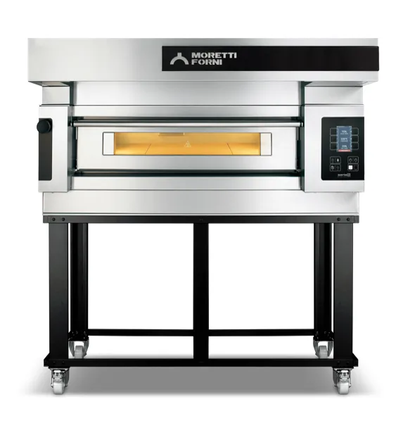 Moretti Forni S100E1 37.5" Electric Pizza Deck Oven, 1‑Deck Brick, Dual‑Power