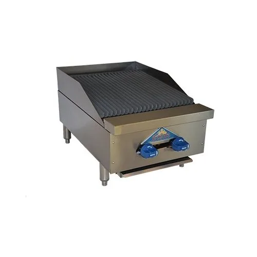 Comstock-Castle 3218RB 18" Countertop Gas Radiant Charbroiler w/ (2) Burners, 40.000 BTU