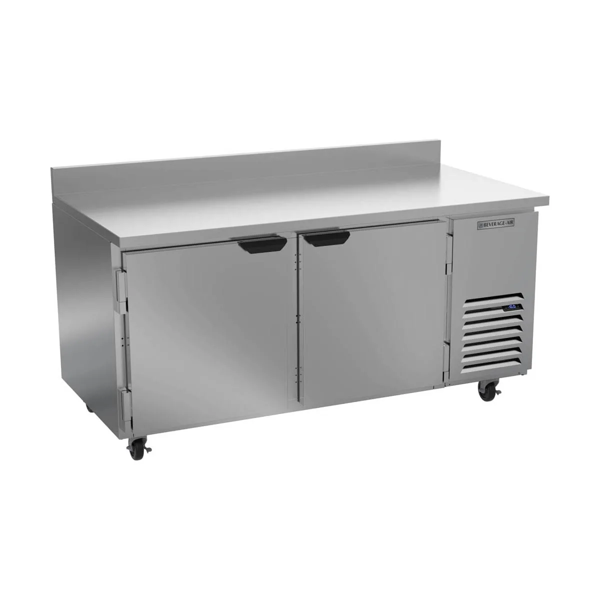 Beverage Air WTF67AHC 67" 2-Section Worktop Freezer w/ 2 Doors, 20 cu. ft.