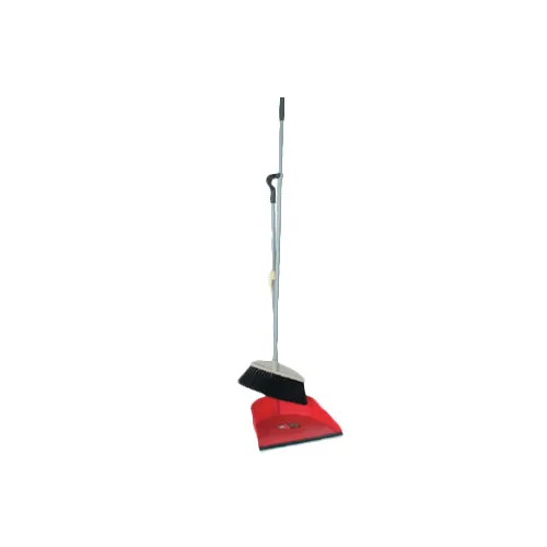 Thunder Group PLDP003 Dust Pan/Broom Set, Fish-Style, Flat Surface