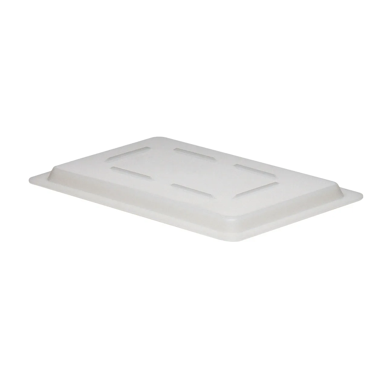 Cambro 1218CP148 Box Cover Lid – 12" x 18" Polyethylene Container, White, NSF