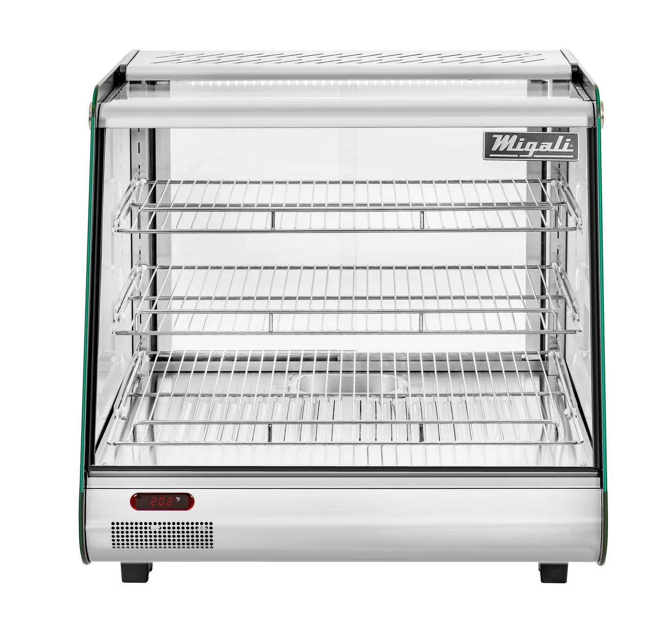 Migali C-HCT27-S 26.5" Competitor Series® Heated Countertop Display Case, 3.3 cu. ft.