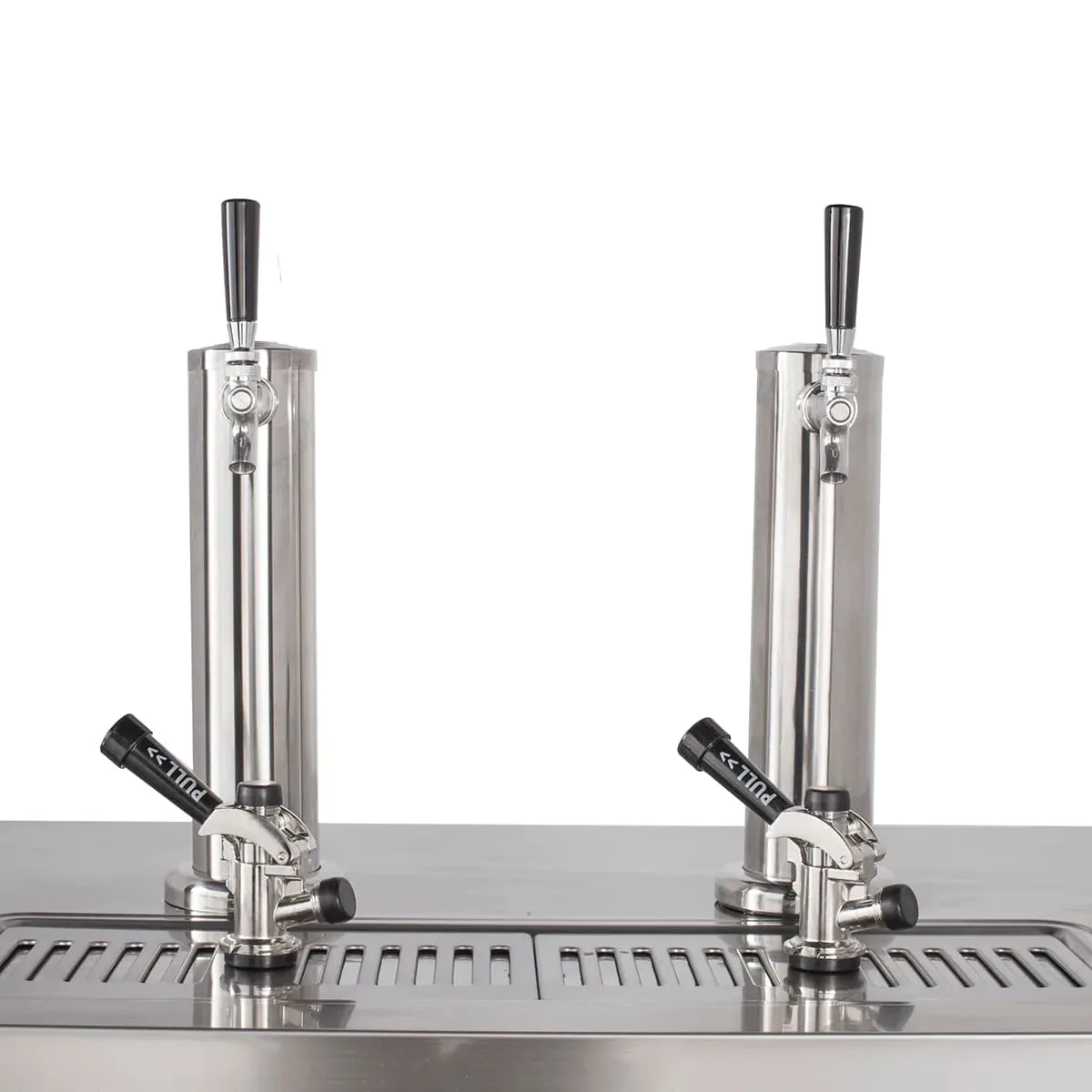 Maxx Cold MXBD48-2BHC 47" Draft Beer Cooler w/ 2 Kegs, 10.5 cu. ft., 2 Single-Tap Towers