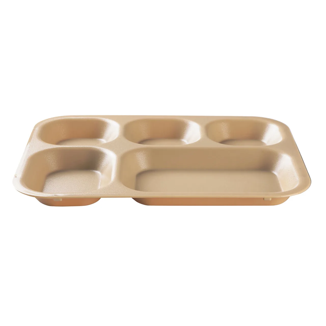 Cambro 14105CW133 - 5-Compartment Tray, 10.7" x 13.9" x 1.1", Polycarbonate, NSF, Dishwasher Safe