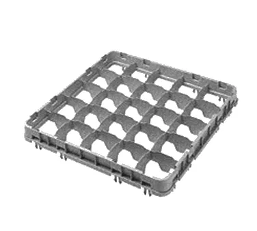 Cambro 16E4151 Full Drop Stemware Extender, Full Size, 16 Compartments, Soft Gray, 19-5/8" x 19-5/8" x 2"