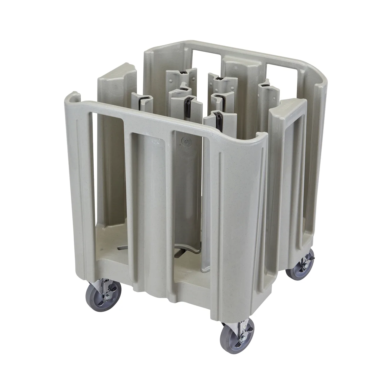 Cambro ADCSC8PKG480 S-Series Dish Caddy, 27x27, 500 lb, Polyethylene, Speckled Gray, Adjustable