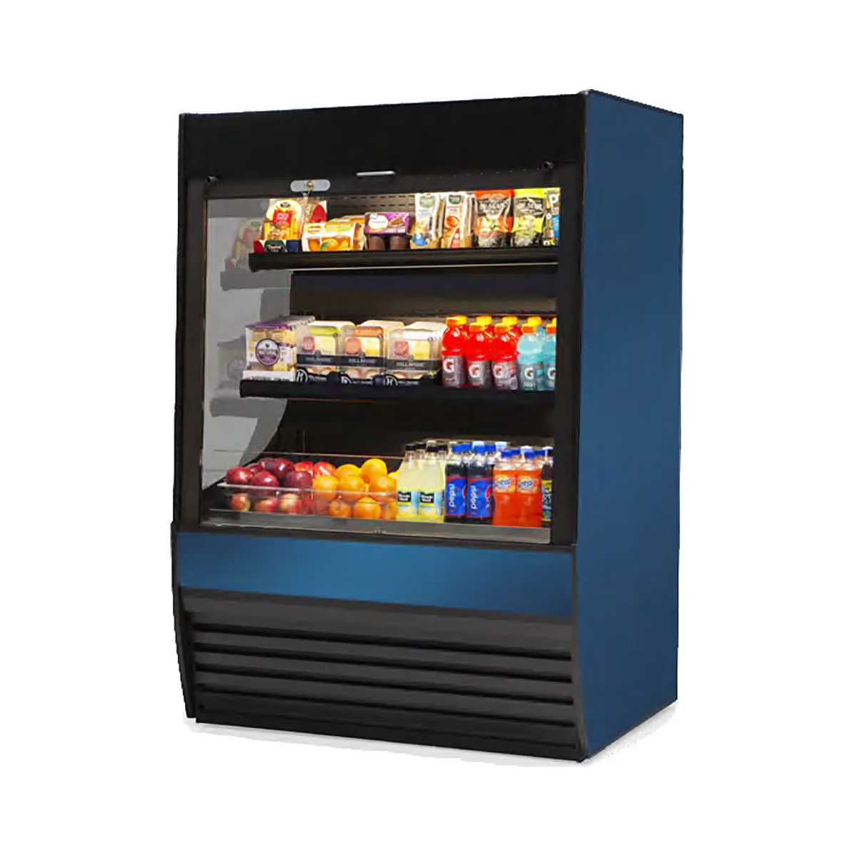 Federal Industries VRSS6060S 59" Vision Series Refrigerated Self-Serve High Profile Merchandiser