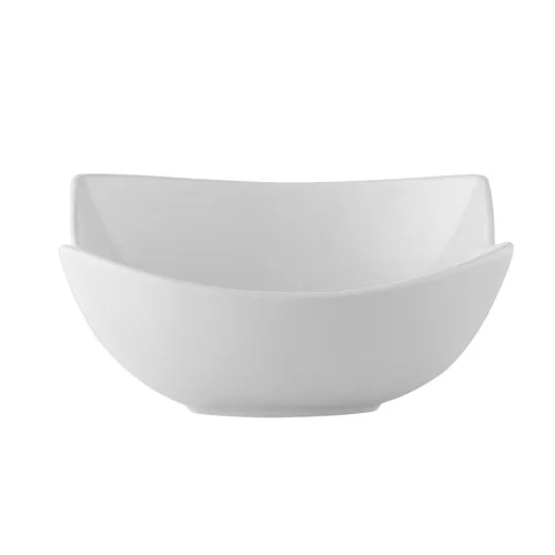 CAC China BTF-B5 Butterfly Bowl, 14 oz., 5-1/2" x 5-3/8" x 2-1/4", Porcelain, Super White – 1 Dozen