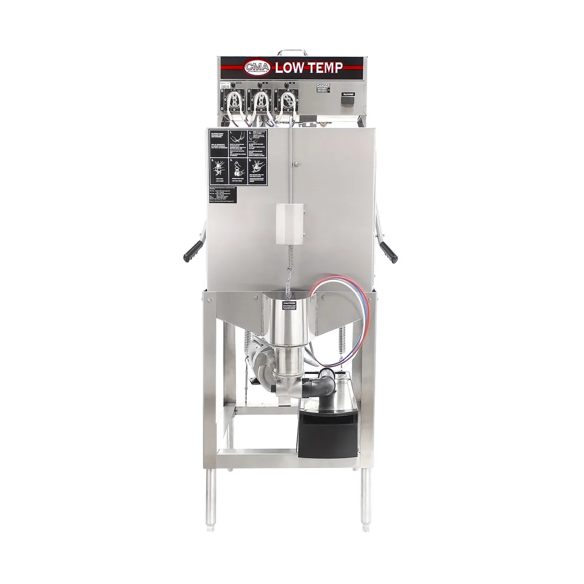 CMA Dishmachines AH 26" Door Type Straight Dishwasher, 40 Racks/Hr - 68 Gal/Hr - Low Temp