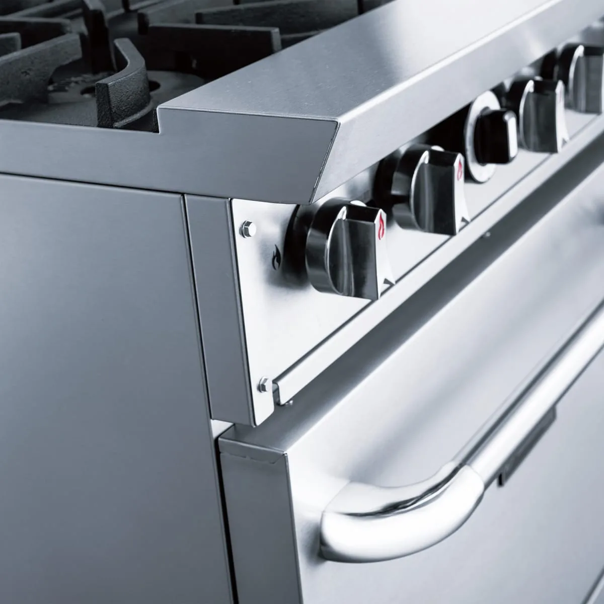 Dukers DCR60-10B 60" 10 Burner Gas Range - (2) Standard Ovens, Convertible
