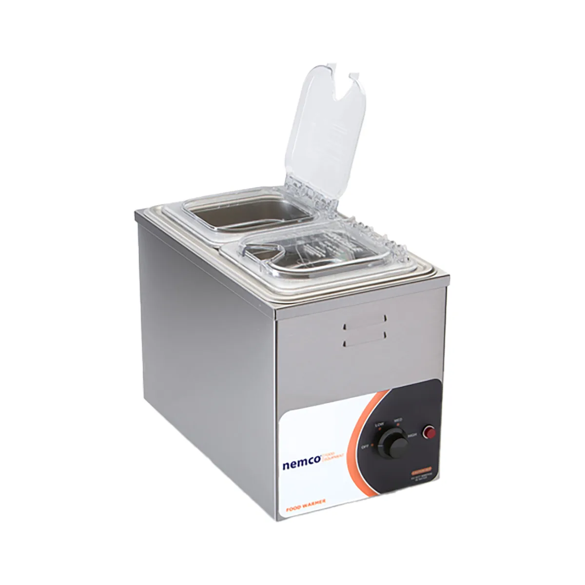 Nemco 6145 Countertop Food Pan Warmer w/ 1-Well, Holds (1) 1/3 or (2) 1/6-Size Pans