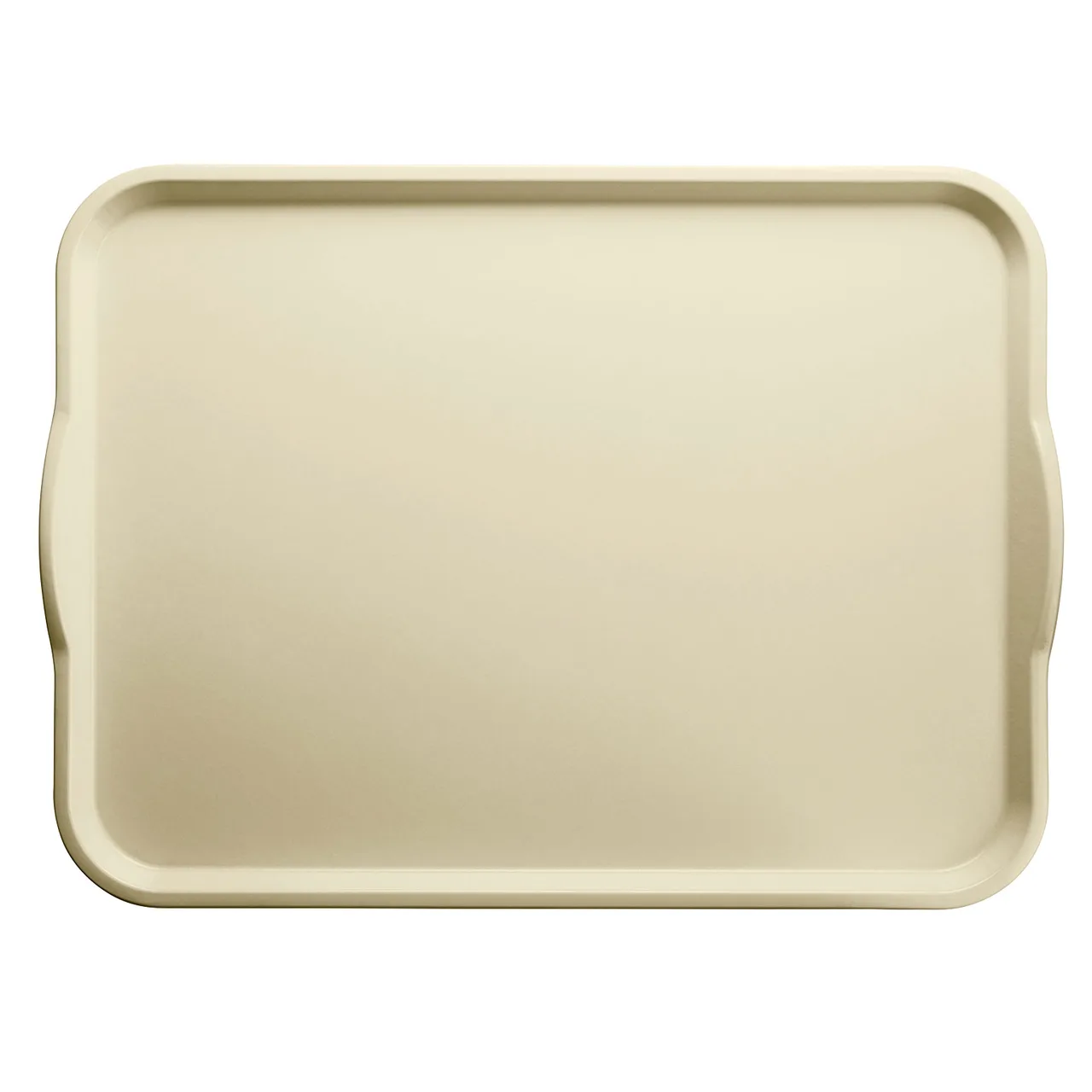 Cambro 1520H537 Camtray Serving Tray, 15" x 20" Fiberglass, Camo Yellow, NSF Certified