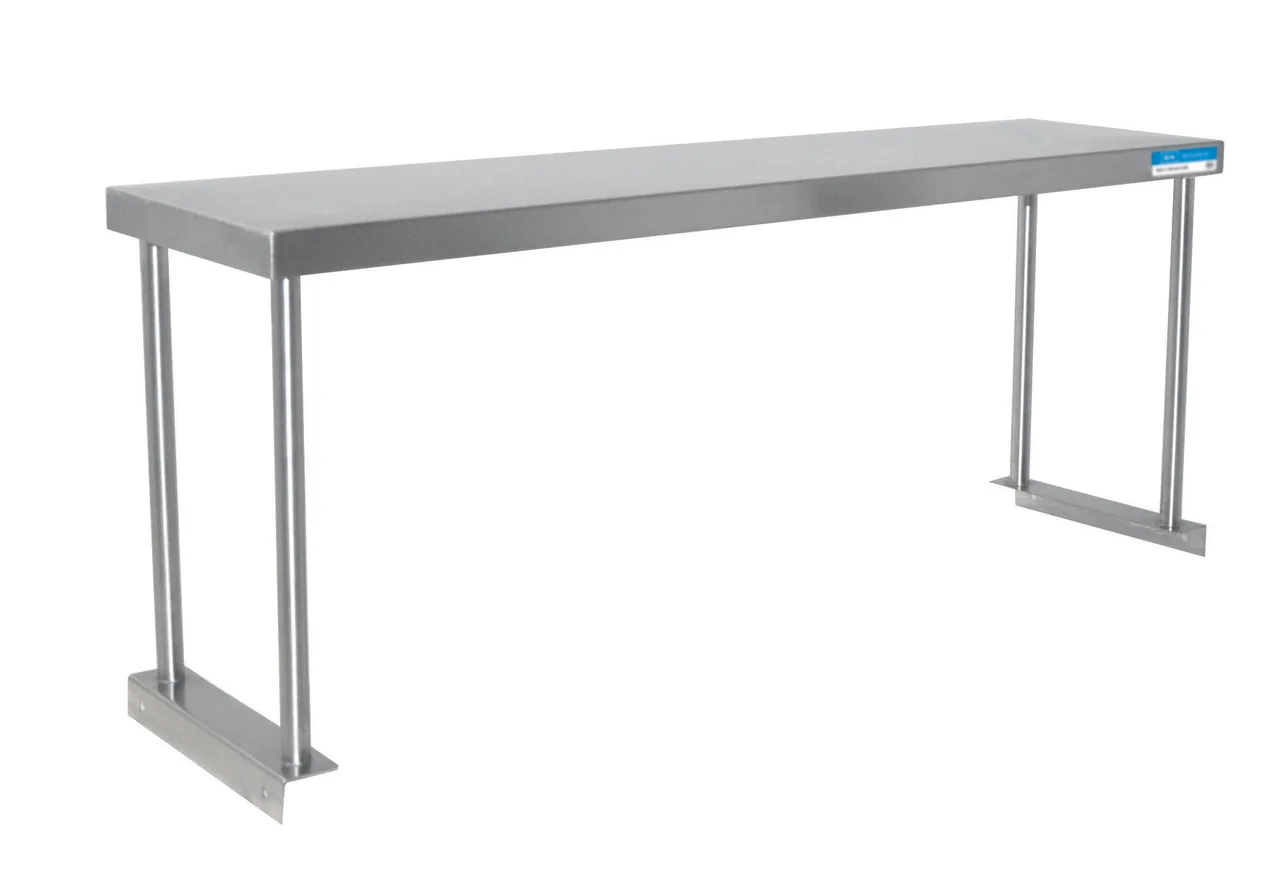 BK Resources BK-OSS-1284 Single Overshelf, Table Mount, 84"W X 12"D X 18"H