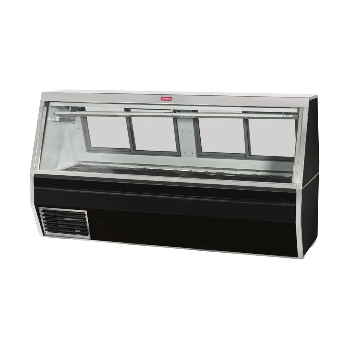 Howard-McCray SC-CMS35-6-S-LED 71" Double Duty Flat Refrigerated Meat Display Case