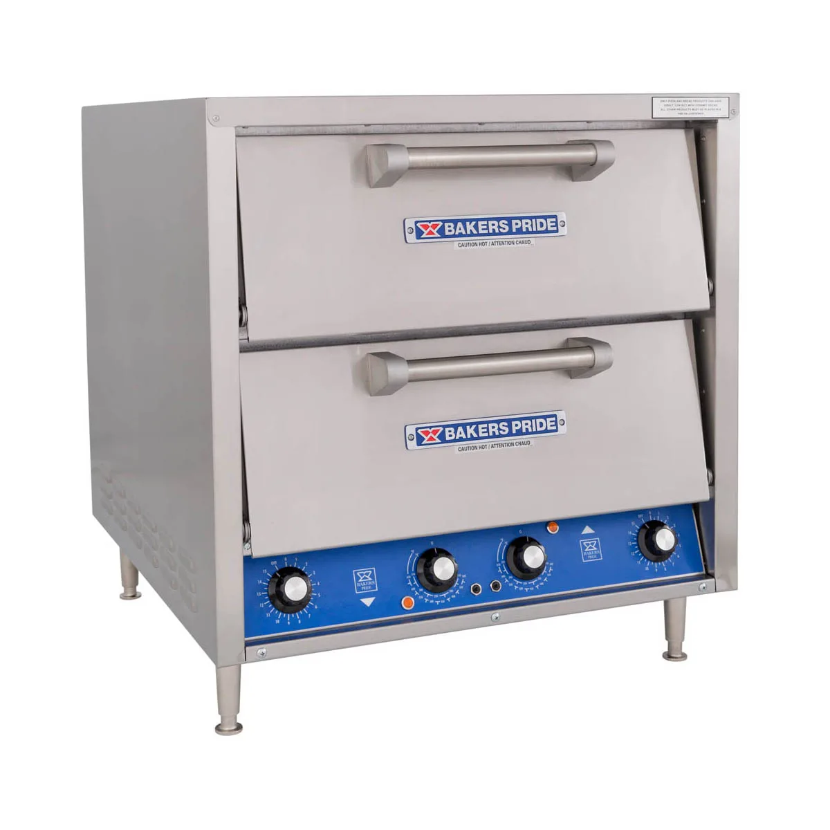 Bakers Pride DP-2 26" Electric Countertop Pizza Bake Oven w/ 2 Decks, Thermostatic Controls