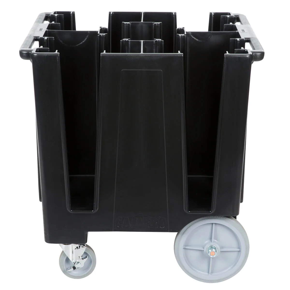 Cambro DCS950110 Black Versa Dish Caddy, 5 Column, 30-39 Height, Polyethylene, 225-300 Plates