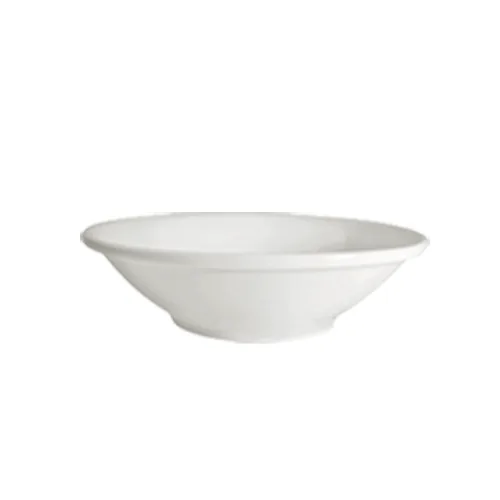 CAC China 101-32 Lincoln Fruit Dish – 3-1/2 Oz., 4-1/2" Dia., 1" H, Porcelain Bone White – 1 Dozen